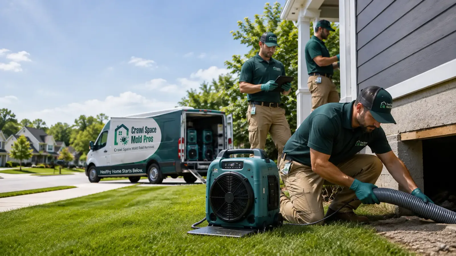 Crawl Space Mold Removal in Riverton, CT